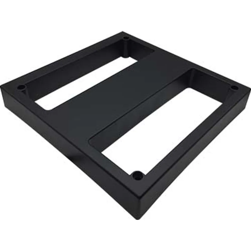 CR-110 125 kHz long-range reader, black I-shaped frame, angled view