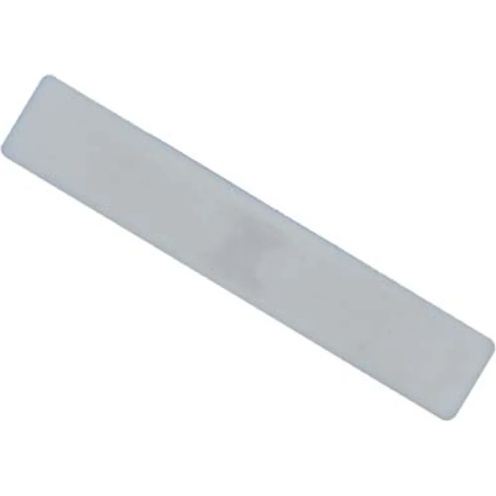 Flat light-gray silicone UHF RFID laundry tag strip, 55 × 12 mm